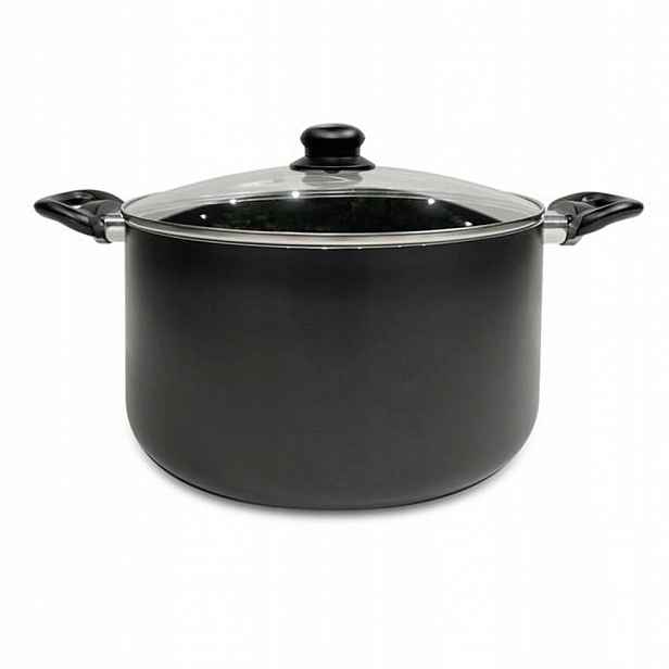 Hrnec s poklicí Kitchisimo Nero ø24cm 5,5l nepřilnavý povrch