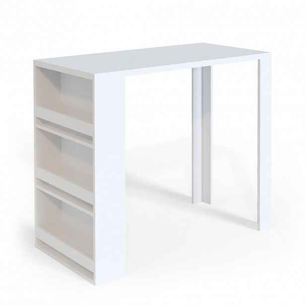 Vicco BAROVÝ STŮL Bílá 57 x 117 cm