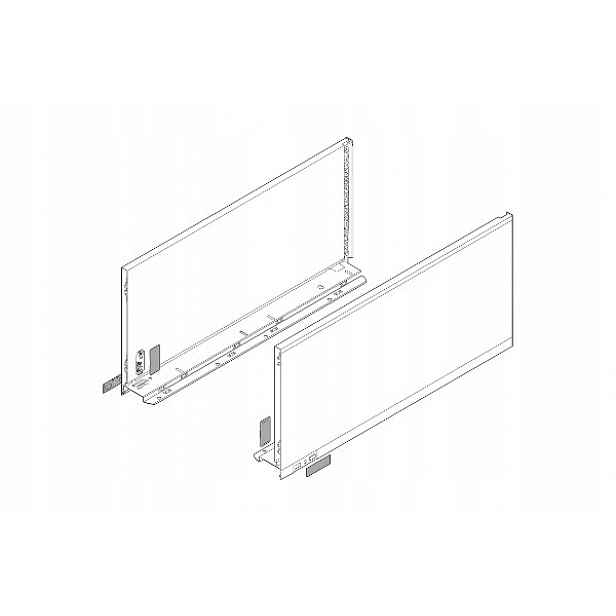 Blum 770F4002S Legrabox Pure, boky zásuvky o výšce „f“
