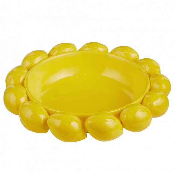 Butlers LEMON Talíř 25 cm - žlutá