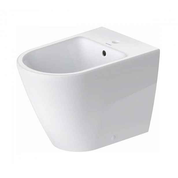 Duravit D-Neo - Stojící bidet, s přepadem, otvor pro baterii, bílá 2295100000