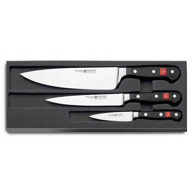 Wüsthof Classic Sada Nůž šéfa 20 cm, kuchyňský 16 cm a na zeleniny 9 cm