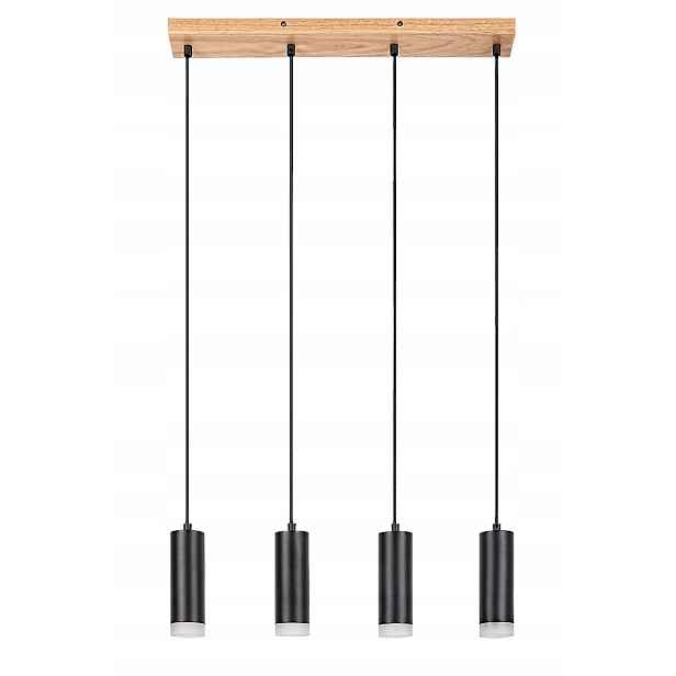 Závěsná lampa GU10 4X5W barva dub 72124 Toras Rabalux