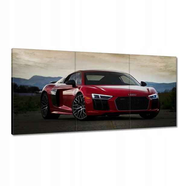 Obrazy 120x60 Červené Audi Auto