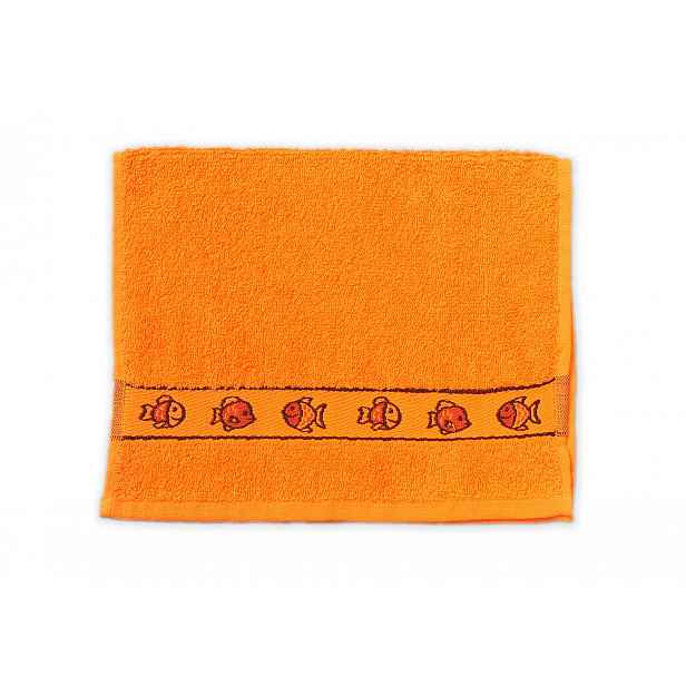 Dětský ručník KIDS oranžový 30x50 cm