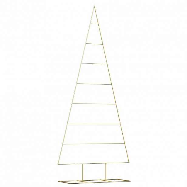 vidaXL Kovový vánoční stromeček KUOPIO 210 cm Práškově lakovaná ocel