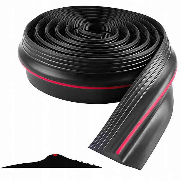 Garážové Těsnění 3 m Pro Garážové Brány Gumové Těsnění 12.5 x 88 mm