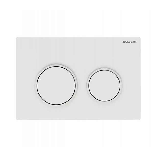 Geberit Omega20 - Ovládání splachování, bílá 115.085.11.1