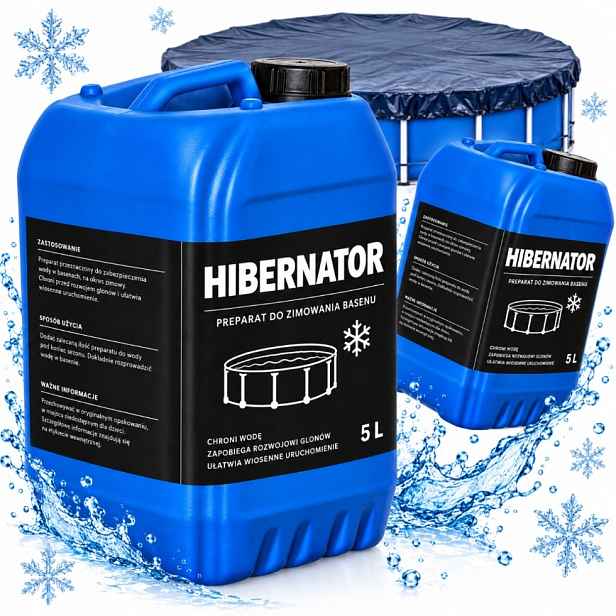 Hibernator 5L Kapalina Do Bazénu Na Zimu Zimování Vody A Ochrana Nečistot