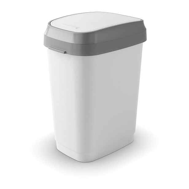 KIS Odpadkový koš Dual Swing Bin M bílý, 25 L