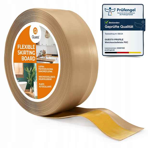 Podlahová lišta samolepicí Pvc 50x20mm písková 15 m I flexibilní