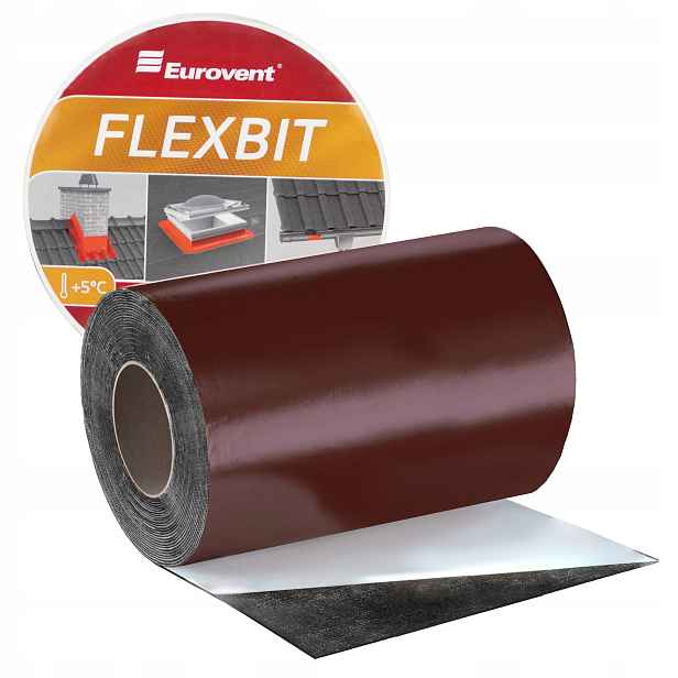 Bitumenová těsnící pokrývačská páska 300 mm x 10 m Ral 8017 Eurovent