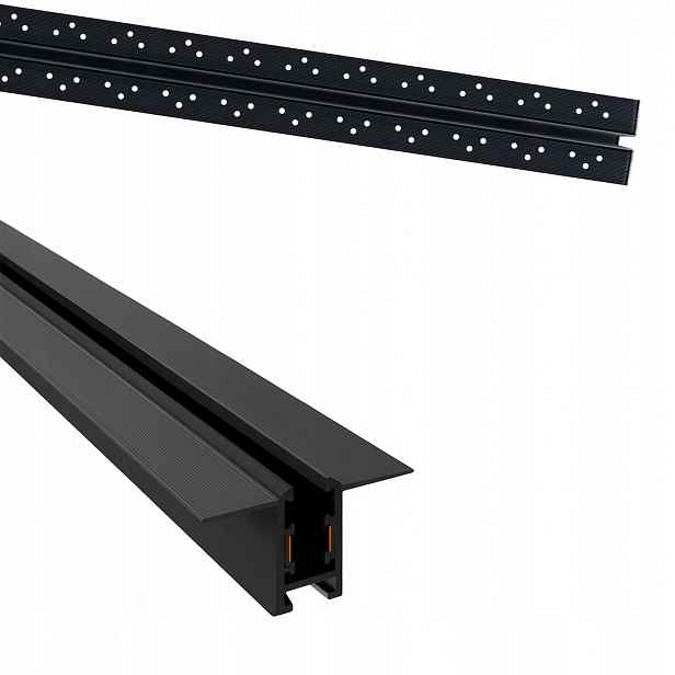 Černá magnetická kolejnice 5 mm 150 cm ML2162 Milagro