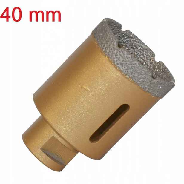 Korunkový Vrták na gres, krajka 40 mm, M14