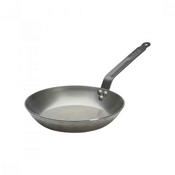 Pánev "CARBONE PLUS", uhlíková ocel, 26 cm - značka "de Buyer".