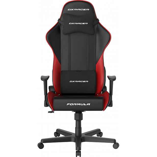 Herní židle DXRacer Formula černo-červená, koženka
