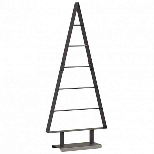 vidaXL Kovový vánoční stromeček Černá 90 cm Ocel