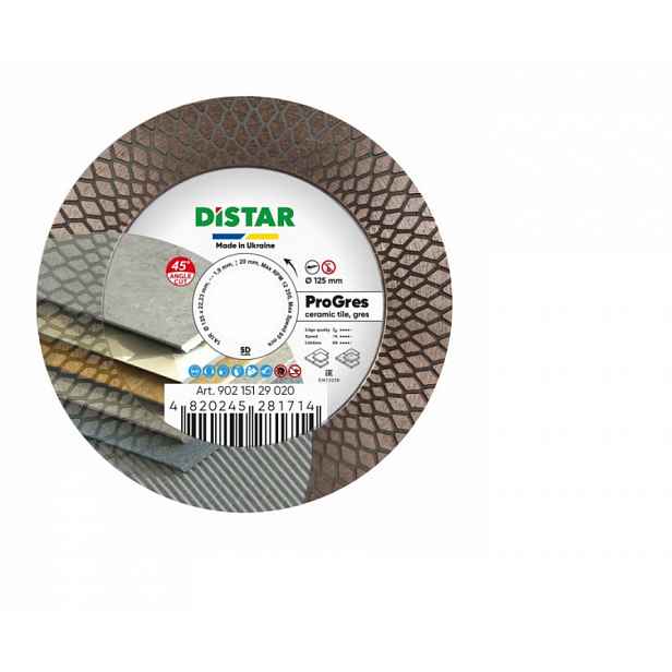 Distar Pro Gres 125 MM – Kotouč pro řezání a broušení 90215129020
