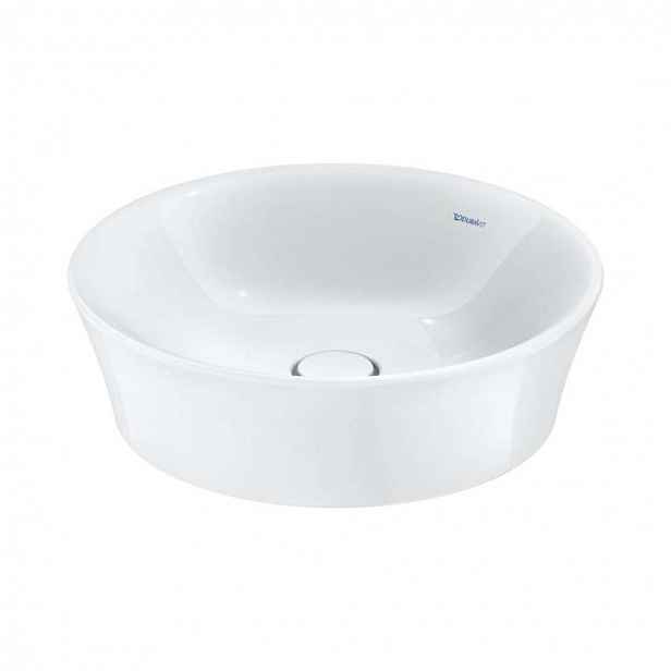 Duravit White Tulip - Umyvadlo, průměr 50 cm, bez otvoru pro baterii, bílá 2365500070