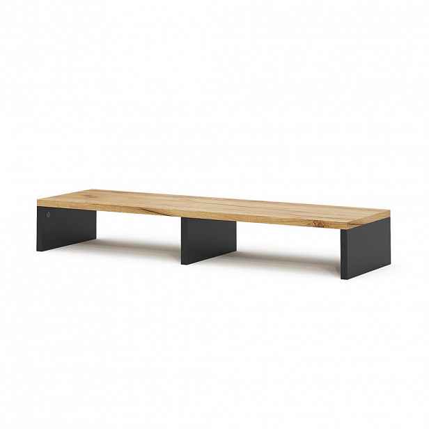 Vicco STOJAN NA MONITOR Tomy Antracit/zlatý dub 80 x 12 cm