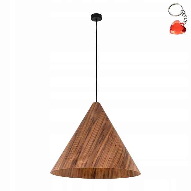 Závěsná lampa Zwis Lustr Solis Wood Dřevěná E27 Nastavitelná Tk Lighting