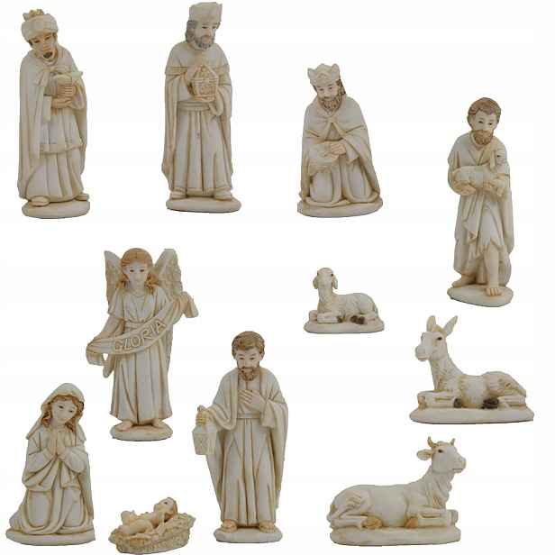 Figurky do betlému – kamenný vzhled – do výšky 11 cm