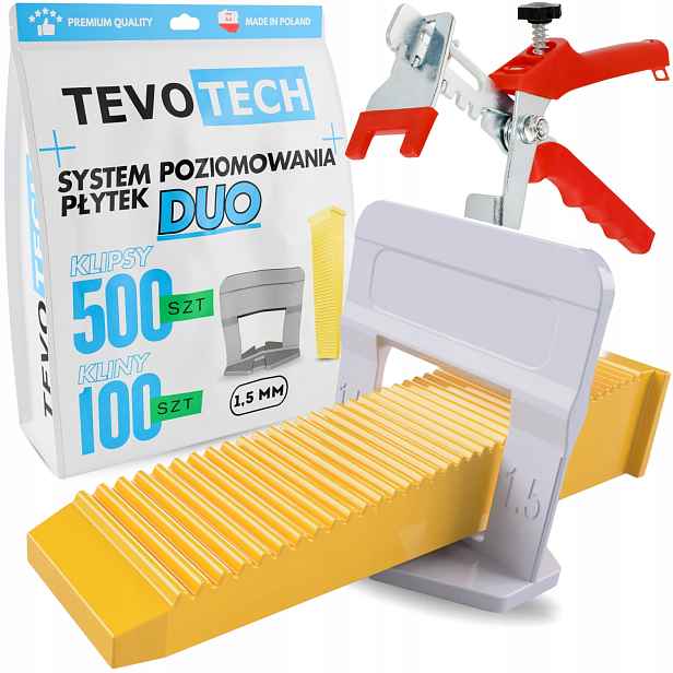 Sada Systém Údržby Duo 500 Klipsů 1,5mm 100 Klínů Details