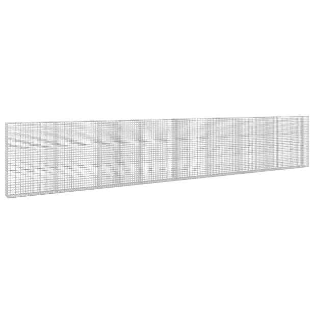 vidaXL Gabion s drátem 5 mm a síťkou 5x5 cm 850x30x150 cm