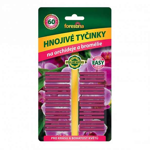Hnojivé tyčinky na orchideje a bromélie