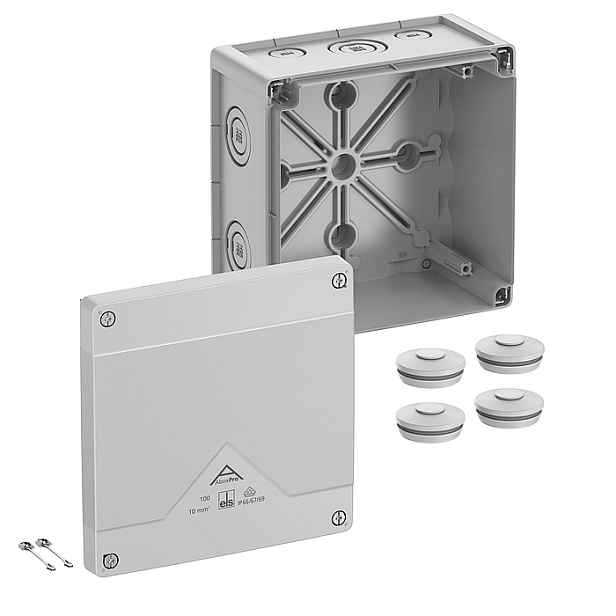 Krabice rozbočovací přisazená Spelsberg Abox Pro 100-L 152×152×85 mm