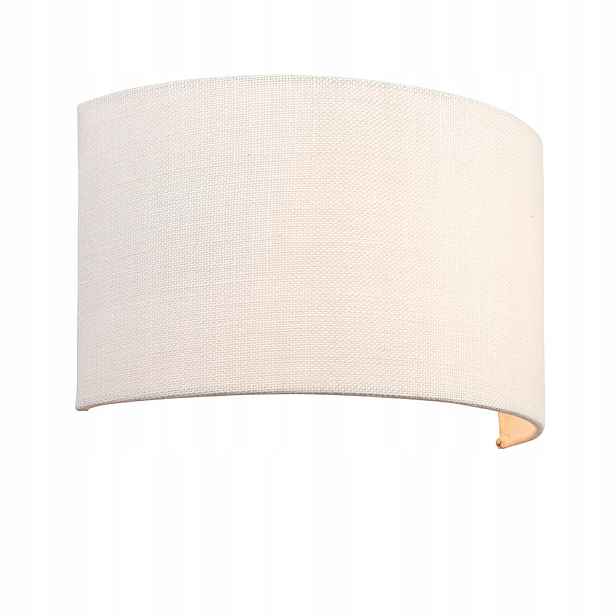 Nástěnná lampa Endon Vintage Bílá, půlkruhová, 1xE27 40W