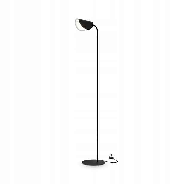 Stojací podlahová lampa černá minimalistická modernistická 140 Cm Maytoni