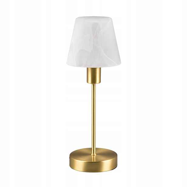 Stolní lampa Luis II Zlato-Bílá Moderní světlo E14 Trio