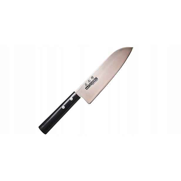 Nůž Masahiro Sankei Santoku 165 mm černý [35841]