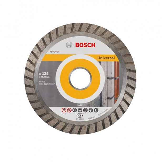 Bosch - Sada diamantových řezných kotoučů 125x22,23 mm, 10 ks 2608603250