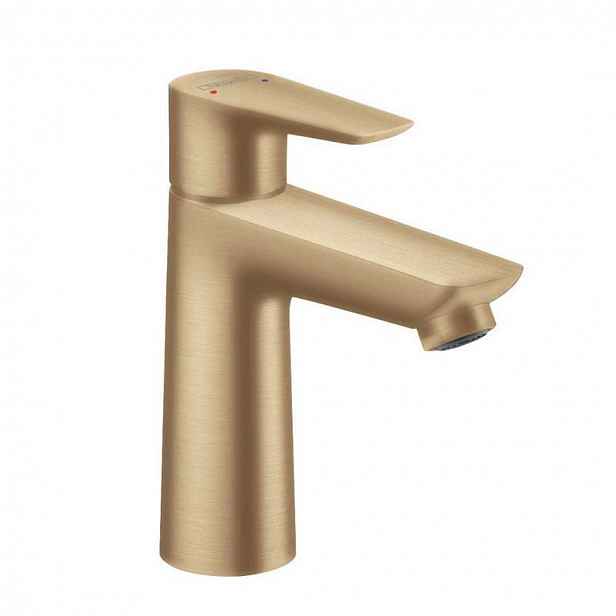 Hansgrohe Talis E - Umyvadlová baterie s výpustí, kartáčovaný bronz 71710140
