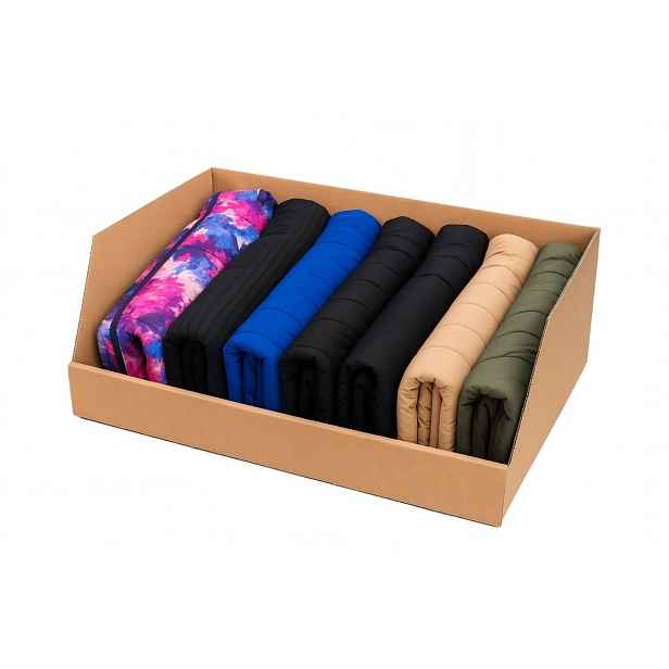 KARTON PAK Úložné boxy na oblečení, organizéry do skříně EKO KARTON 55x40x21 - zkosený