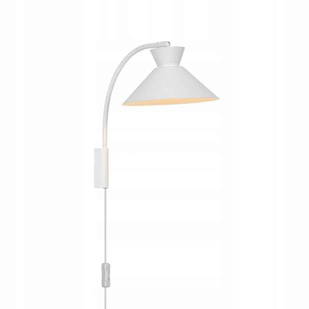 Nástěnné svítidlo Pohyblivé Moderní Bílý Kov E27 Max 40W Dial Nordlux