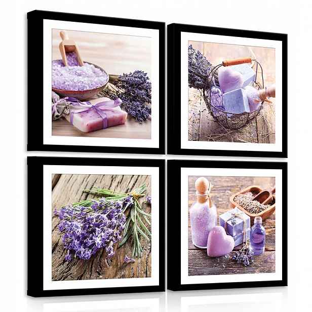 Obraz Na Plátně Plátno 50x50 Levandule Wellness Spa