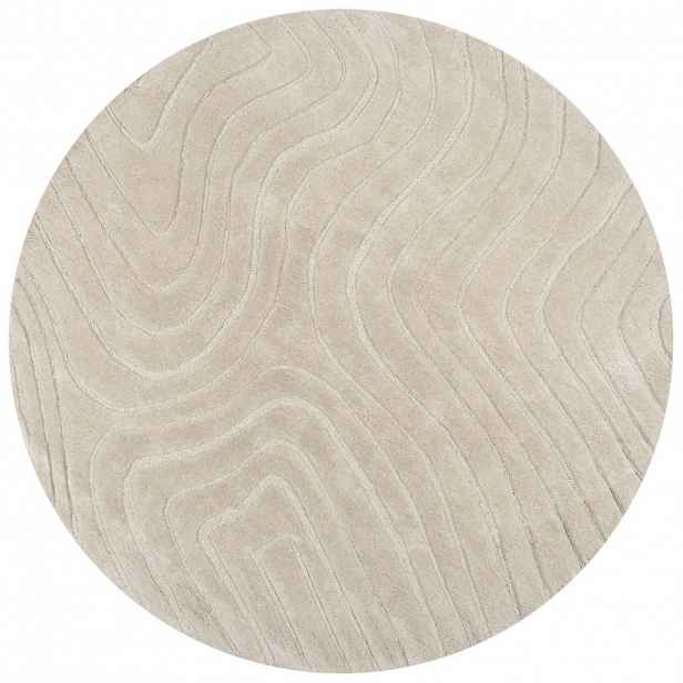 Flair Rugs VLNĚNÝ KOBEREC, 160/160 cm přírodní barvy