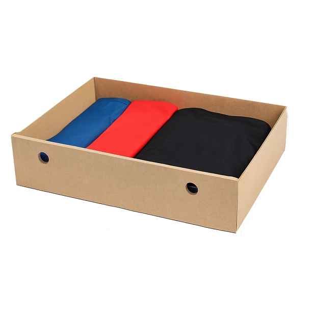 KARTON PAK Úložné boxy na oblečení, organizéry do skříně EKO KARTON 55x40x13cm - zásuvka