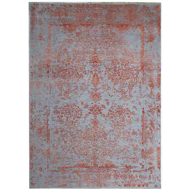 Ručně vázaný kusový koberec Diamond DC-JK ROUND Silver/orange, 305x425, oranžová, chodba / předsíň, Diamond Carpets India