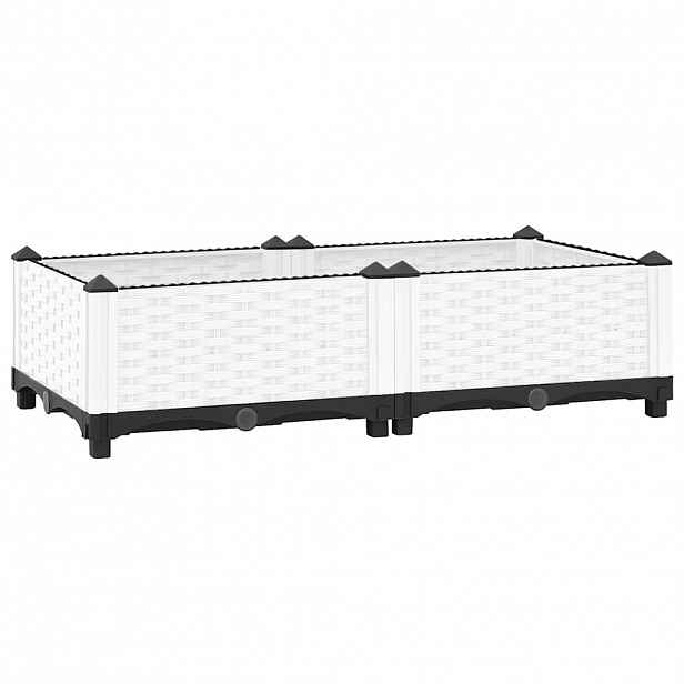 vidaXL Vyvýšený záhon 80 x 40 x 23 cm polypropylen