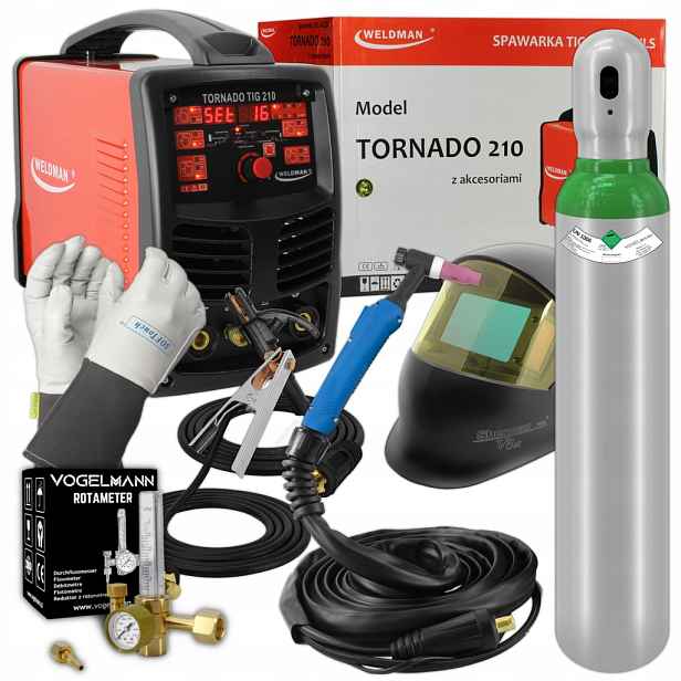 Weldman Tornado Tig Ac/dc 210 Puls Hf Svařovací stroj