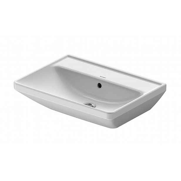 Duravit D-Neo - Umyvadlo 60x44 cm, bez otvoru pro baterii, bílá 2366600060