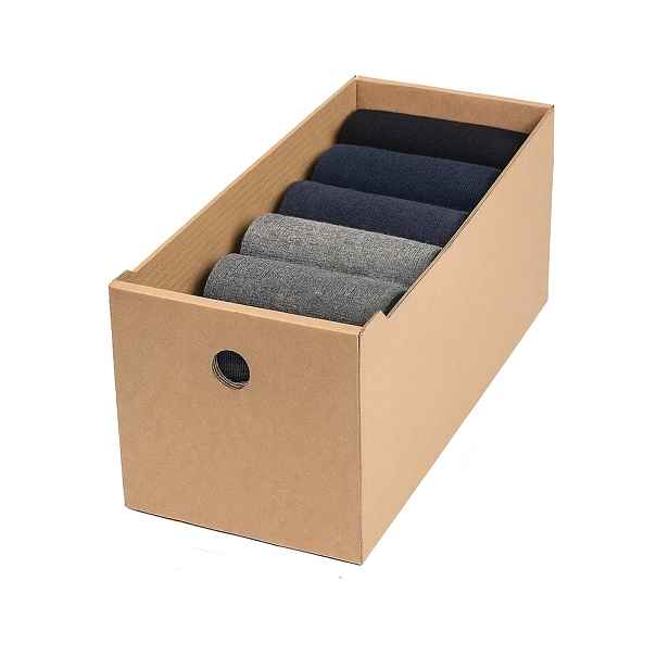 KARTON PAK Úložné boxy na oblečení, organizéry do skříně EKO KARTON 18x40x21cm - zásuvka