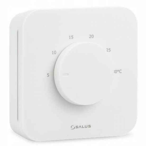 Salus HTR230 20 Drátový Nástěnný Anologový Denní Regulátor 230V Bílý