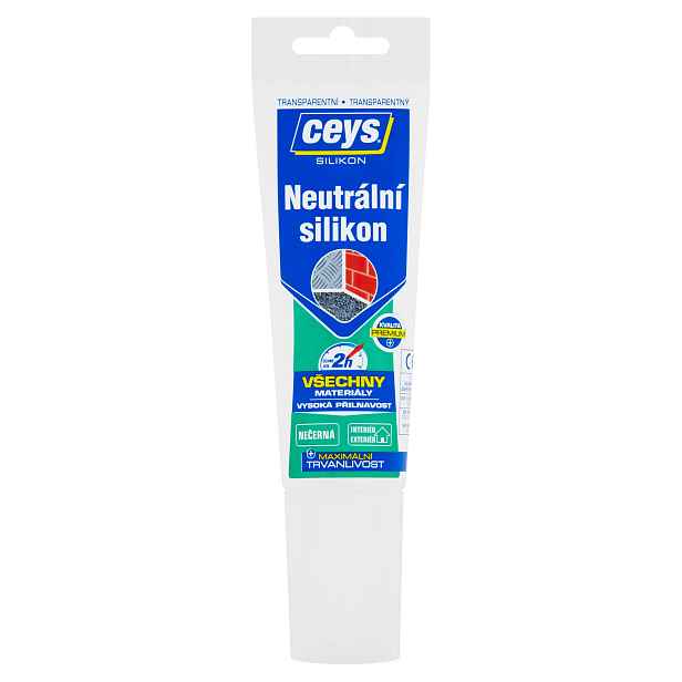 Silikon neutrální Ceys transparentní 125 ml