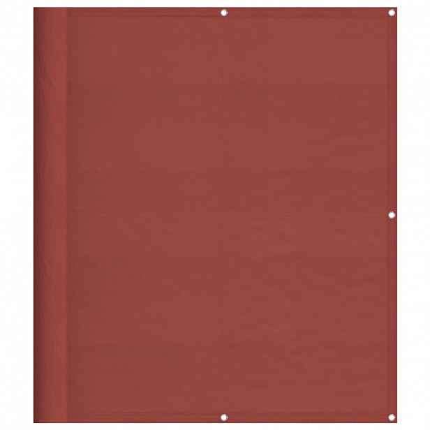 vidaXL Balkónová zástěna terakota 120 x 700 cm 100% polyester oxford