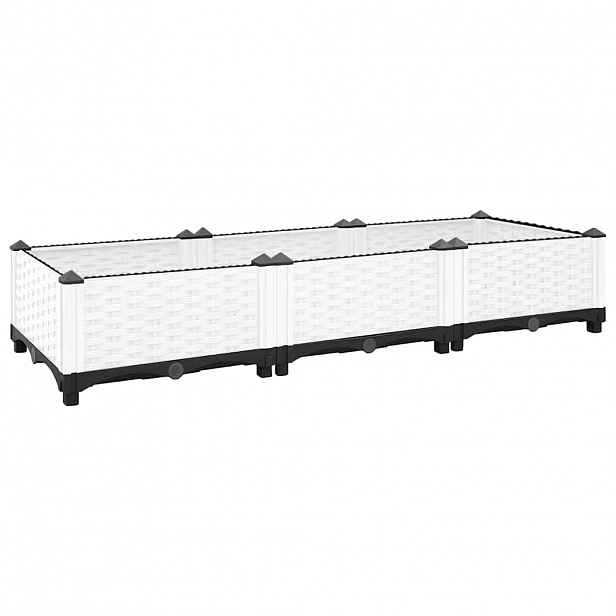 vidaXL Vyvýšený záhon 120 x 40 x 23 cm polypropylen